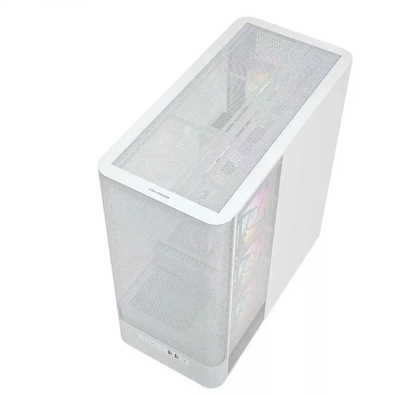 Caja de ordenador MODECOM VOLCANO AQ400 ARGB MIDI Tower, blanca