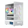 Caja de ordenador MODECOM VOLCANO AQ400 ARGB MIDI Tower, blanca