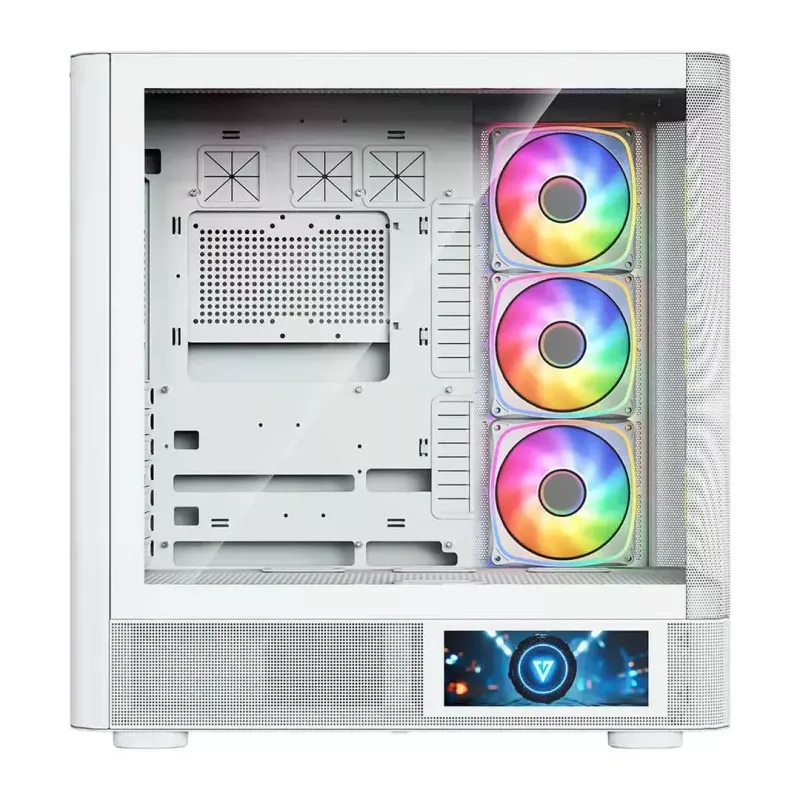 Caja de ordenador MODECOM VOLCANO AQ400 ARGB MIDI Tower, blanca