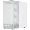Caja de ordenador MODECOM VOLCANO AQ400 ARGB MIDI Tower, blanca