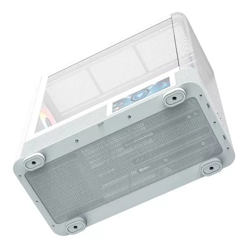 Caja de ordenador MODECOM VOLCANO AQ400 ARGB MIDI Tower, blanca