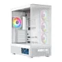 Caja de ordenador MODECOM VOLCANO AQ400 ARGB MIDI Tower, blanca