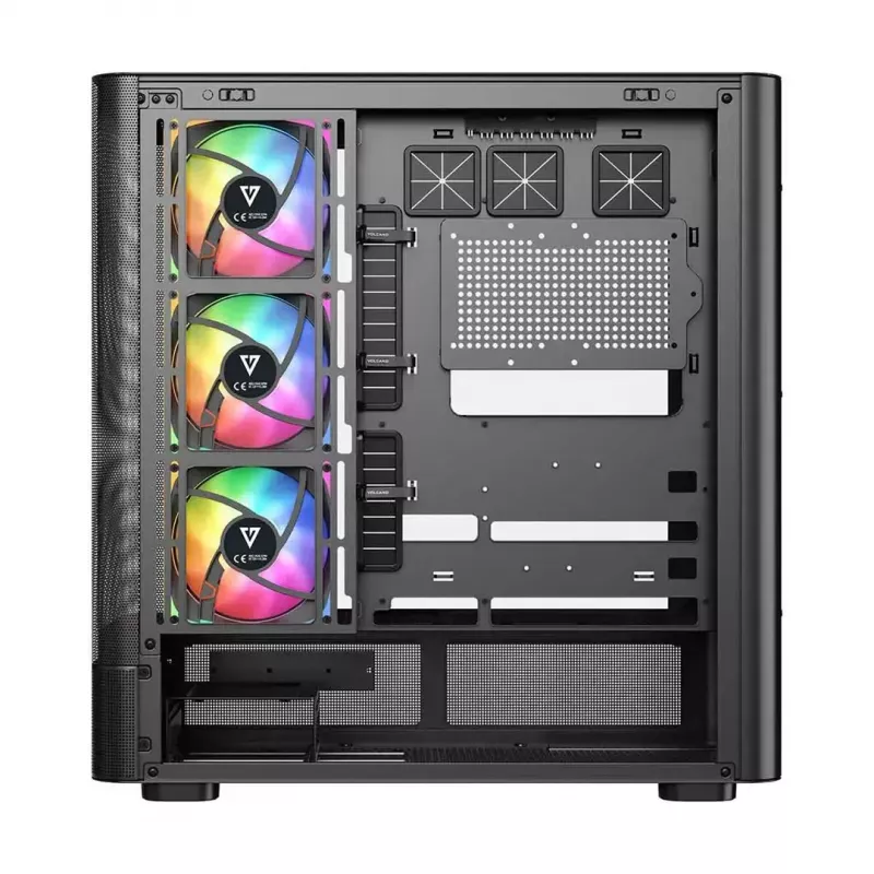 Caja de ordenador MODECOM VOLCANO AQ500 ARGB MIDI negra