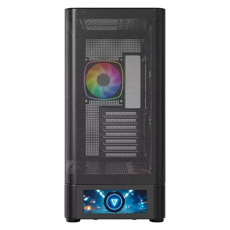 Caja de ordenador MODECOM VOLCANO AQ500 ARGB MIDI negra