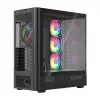 Caja de ordenador MODECOM VOLCANO AQ500 ARGB MIDI negra