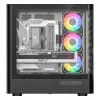 Caja de ordenador MODECOM VOLCANO AQ500 ARGB MIDI negra