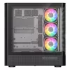 Caja de ordenador MODECOM VOLCANO AQ500 ARGB MIDI negra