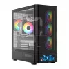 Caja de ordenador MODECOM VOLCANO AQ500 ARGB MIDI negra