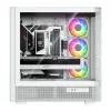 Caja de ordenador MODECOM VOLCANO AQ500 ARGB MIDI blanca
