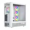 Caja de ordenador MODECOM VOLCANO AQ500 ARGB MIDI blanca