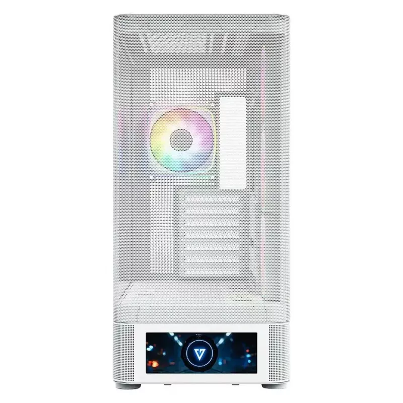 Caja de ordenador MODECOM VOLCANO AQ500 ARGB MIDI blanca
