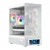 Caja de ordenador MODECOM VOLCANO AQ500 ARGB MIDI blanca