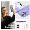 Funda MagSafe magnética Crong Hybrid Matte para iPhone 17 — lavanda translúcido, PC+TPU