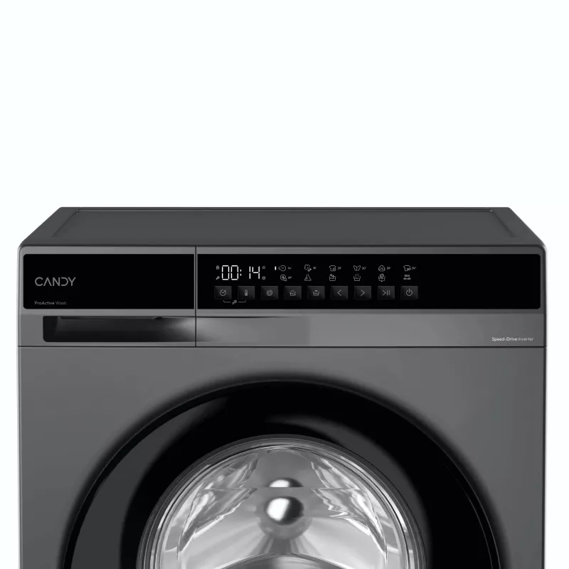 Lavadora Candy EY 27SB7G-S de carga frontal 7 kg 1200 rpm gris