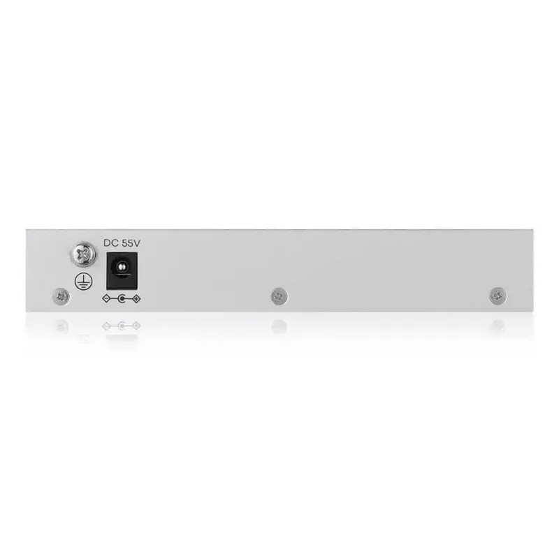 Switch gestionado L2 Gigabit PoE de sobremesa Zyxel GS1200-5HPV3 — 5x Gigabit (10/100/1000), PoE, entrada DC, capacidad de conmutación 10 Gbit/s