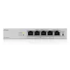 Switch gestionado L2 Gigabit PoE de sobremesa Zyxel GS1200-5HPV3 — 5x Gigabit (10/100/1000), PoE, entrada DC, capacidad de conmutación 10 Gbit/s