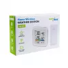 Estación meteorológica inalámbrica GreenBlue GB169 — temperatura y humedad interior/exterior, reloj, alarma, alcance hasta 60 m, °C/°F seleccionable