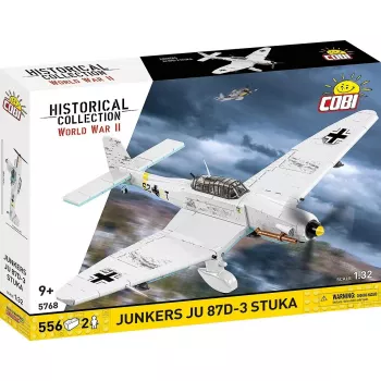 Set de construcción Cobi Blocks Junkers JU 87D-3 Stuka 556 piezas
