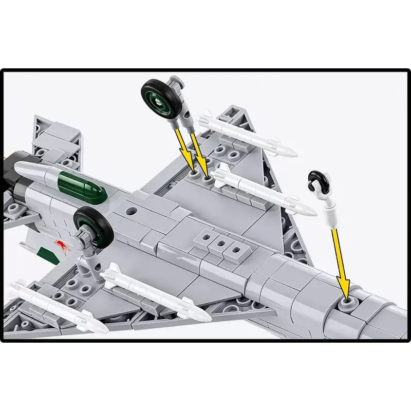 Bloques de construcción Cobi MiG-21 MF set de 381 bloques — maqueta de juguete para montar