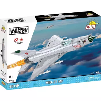 Bloques de construcción Cobi MiG-21 MF set de 381 bloques — maqueta de juguete para montar