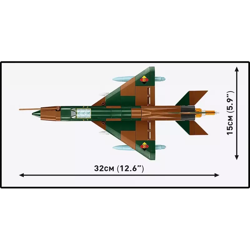 Maqueta Cobi MiG-21 396 piezas — set de construcción Cobi Blocks