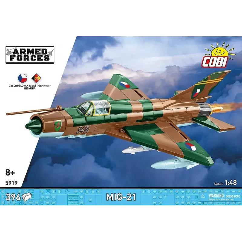 Maqueta Cobi MiG-21 396 piezas — set de construcción Cobi Blocks