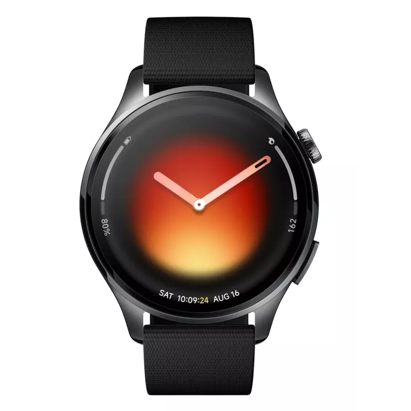 Smartwatch Xiaomi Watch 5 — AMOLED 1,54 inch 480x480, Bluetooth 5.4, sumergible, medidor de frecuencia cardíaca, Negro