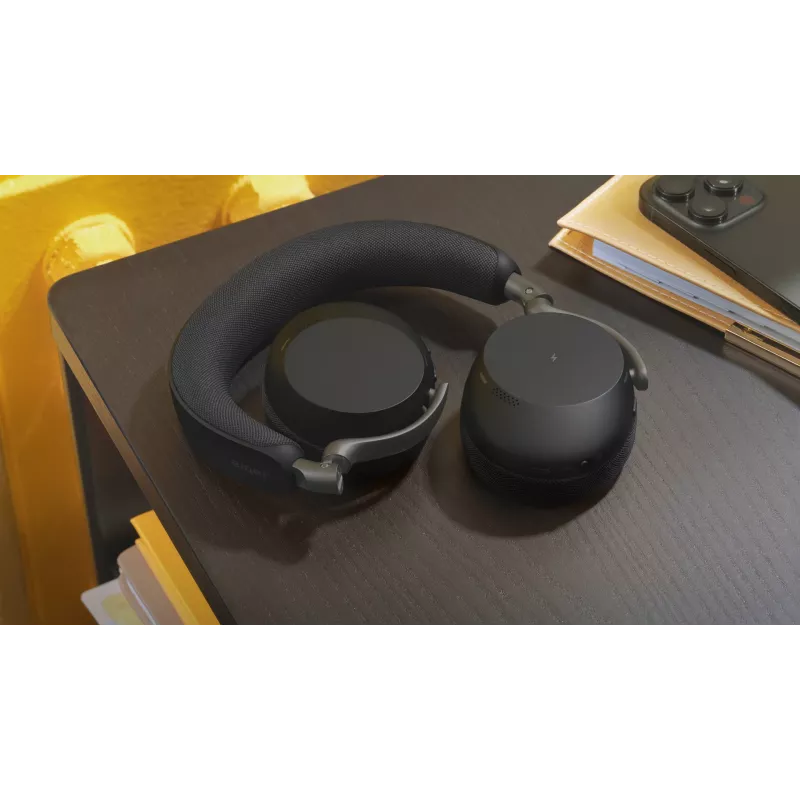 Jabra Evolve3 75 - UC Link390a (base de carga inalámbrica) - Negro