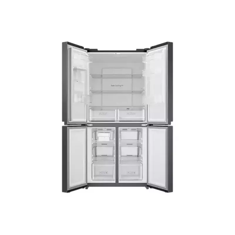 Frigorífico side-by-side Samsung RF48A401EB4/EO independiente 488 L negro