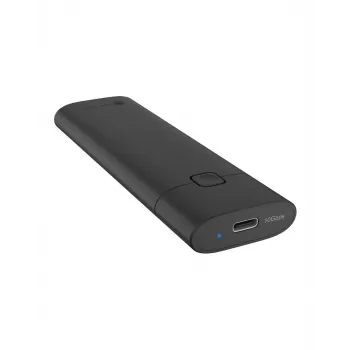 Caja para M.2 NVMe ICY BOX con USB 3.2 Gen 2 Type-C, caja para SSD, M.2, PCI Express, 10 Gbit/s, Hot-Swap, negra