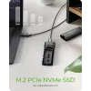 Caja para M.2 NVMe ICY BOX con USB 3.2 Gen 2 Type-C, caja para SSD, M.2, PCI Express, 10 Gbit/s, Hot-Swap, negra