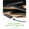Caja para M.2 NVMe ICY BOX con USB 3.2 Gen 2 Type-C, caja para SSD, M.2, PCI Express, 10 Gbit/s, Hot-Swap, negra