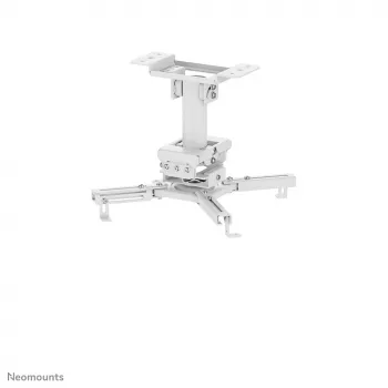 Soporte de techo para proyector Neomounts CL25-530WH1 — totalmente móvil, carga máx. 45 kg, altura 25,5 cm, blanco