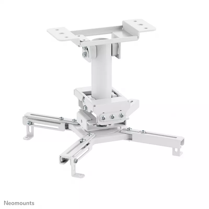 Soporte de techo para proyector Neomounts CL25-530WH1 — totalmente móvil, carga máx. 45 kg, altura 25,5 cm, blanco