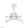 Soporte de techo para proyector Neomounts CL25-530WH1 — totalmente móvil, carga máx. 45 kg, altura 25,5 cm, blanco