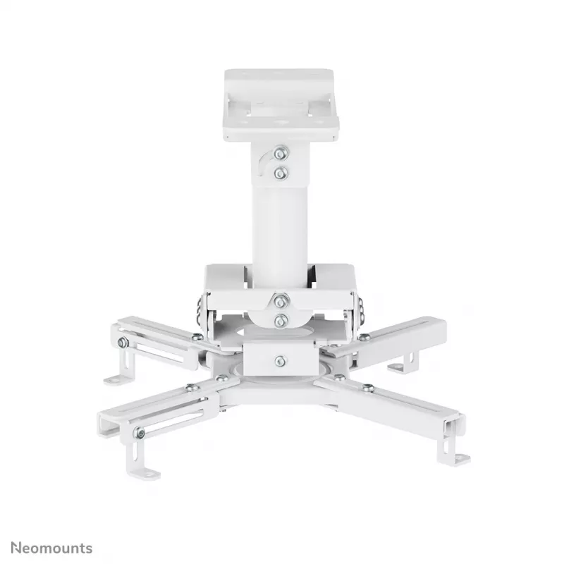 Soporte de techo para proyector Neomounts CL25-530WH1 — totalmente móvil, carga máx. 45 kg, altura 25,5 cm, blanco