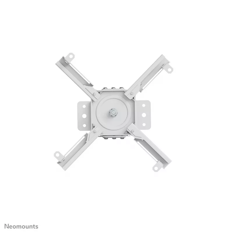 Soporte de techo para proyector Neomounts CL25-530WH1 — totalmente móvil, carga máx. 45 kg, altura 25,5 cm, blanco