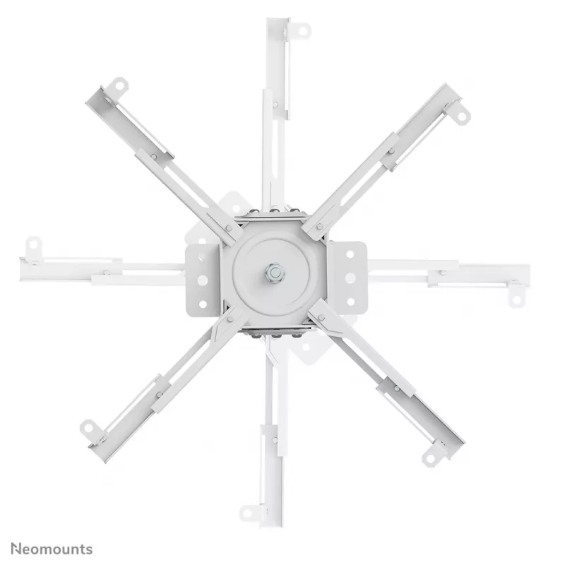 Soporte de techo para proyector Neomounts CL25-530WH1 — totalmente móvil, carga máx. 45 kg, altura 25,5 cm, blanco