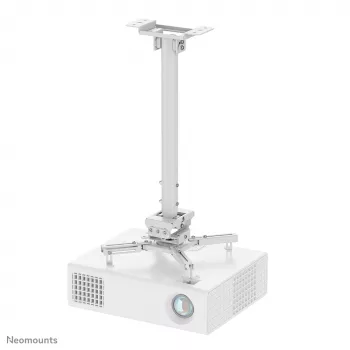 Soporte de techo para proyector Neomounts CL25-540WH1 – h 60,5–90,5 cm – fácil montaje – totalmente móvil