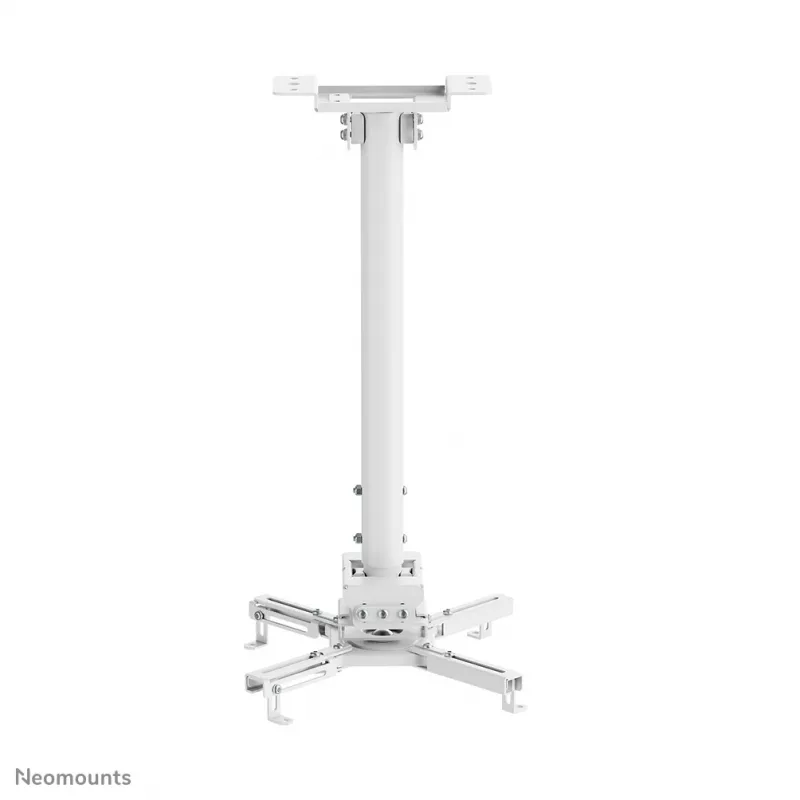 Soporte de techo para proyector Neomounts CL25-540WH1 – h 60,5–90,5 cm – fácil montaje – totalmente móvil