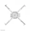 Soporte de techo para proyector Neomounts CL25-540WH1 – h 60,5–90,5 cm – fácil montaje – totalmente móvil