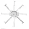 Soporte de techo para proyector Neomounts CL25-540WH1 – h 60,5–90,5 cm – fácil montaje – totalmente móvil