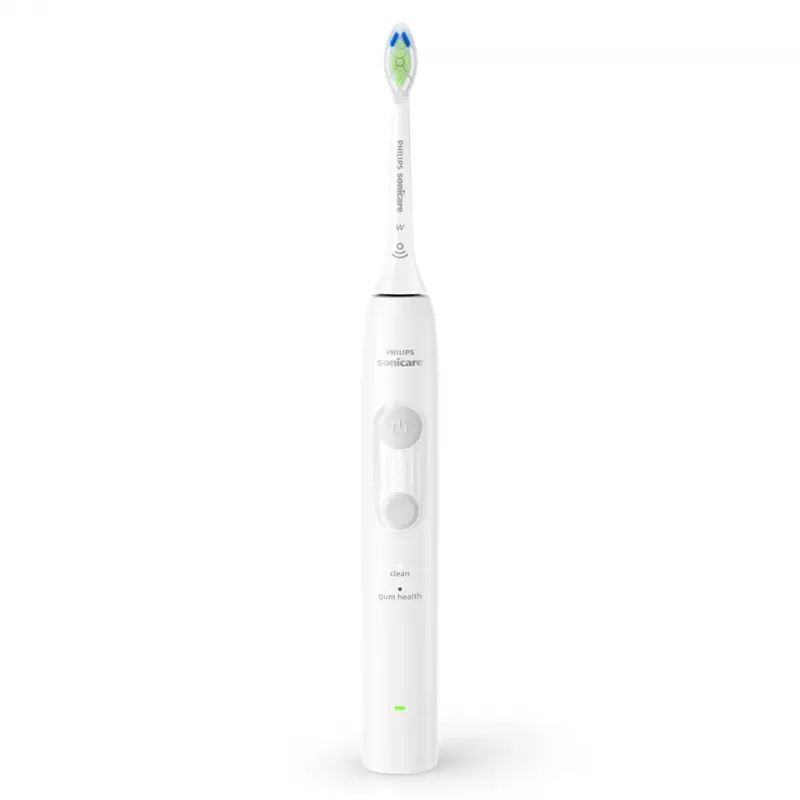 Cepillo de dientes sónico recargable Philips 4100 series HX4042/41 — batería de Li‑Ion integrada, 2 cabezales, modos Limpieza diaria y Cuidado de encías