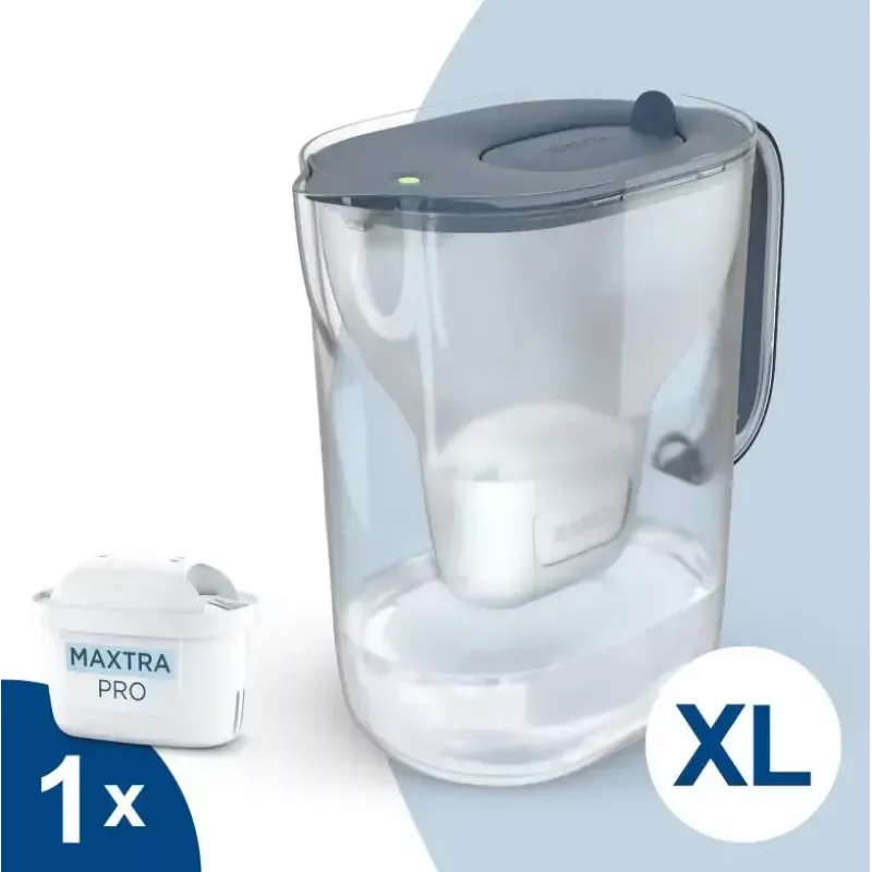 Jarra filtrante de agua BRITA Style ESSENTIAL XL azul con filtro MX Pro Pure Performance