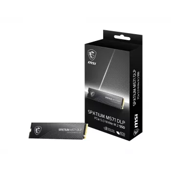 Unidad de estado sólido interna MSI SPATIUM M571 DLP PCIe 5.0 NVMe M.2 4T 4 TB PCI Express 5.0 3D NAND