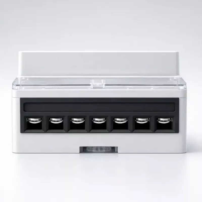 Contador de energía trifásico para carril DIN QOLTEC 50978 — 400 V, 100 A