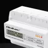 Contador de energía trifásico para carril DIN QOLTEC 50978 — 400 V, 100 A
