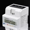 Contador de energía trifásico QOLTEC 50980 — 400 V, 100 A con reset