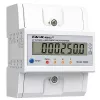 Contador de energía trifásico QOLTEC 50980 — 400 V, 100 A con reset