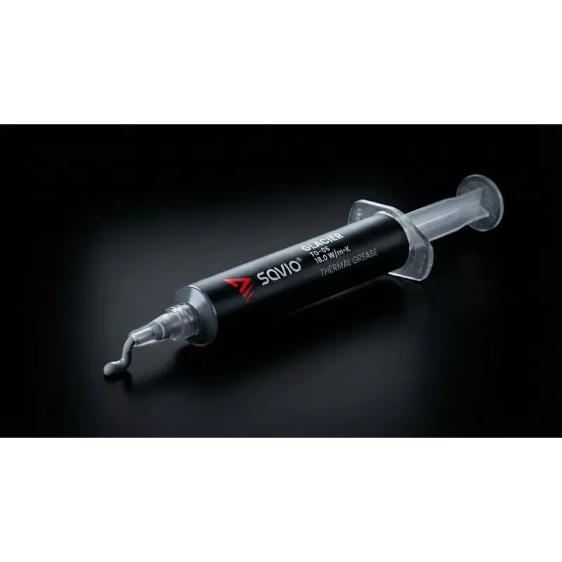 Pasta térmica SAVIO TG-05 2g — conductividad térmica 18 W/m·K, 2 ml
